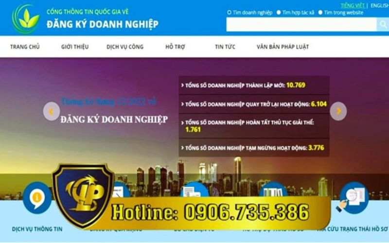 Cổng thông tin quốc gia về đăng ký doanh nghiệp