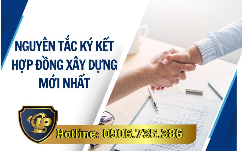 Ký kết hợp đồng xây dựng