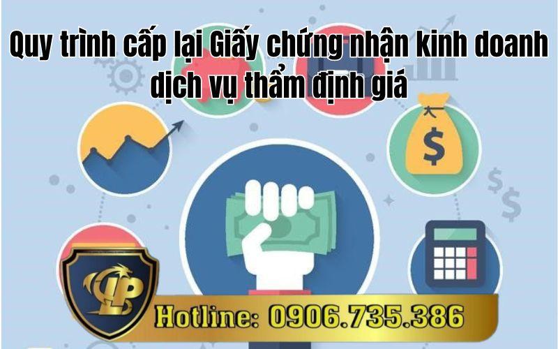 Cấp lại Giấy chứng nhận kinh doanh dịch vụ thẩm định giá