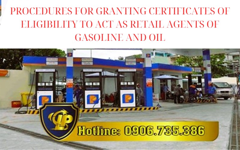 Certificate of eligibility to act as a petroleum retail agent