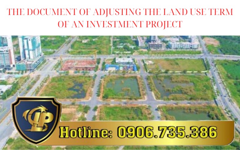 Land use term of investment project
