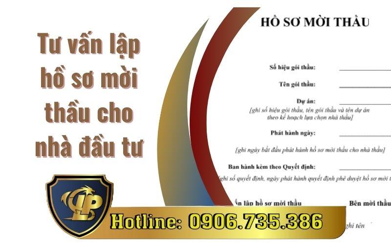 Lập hồ sơ mời thầu