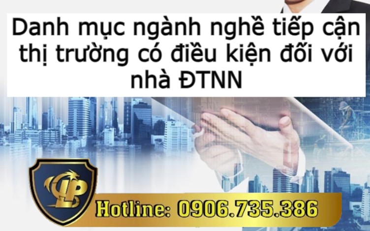 Ngành nghề hạn chế tiếp cận thị trường