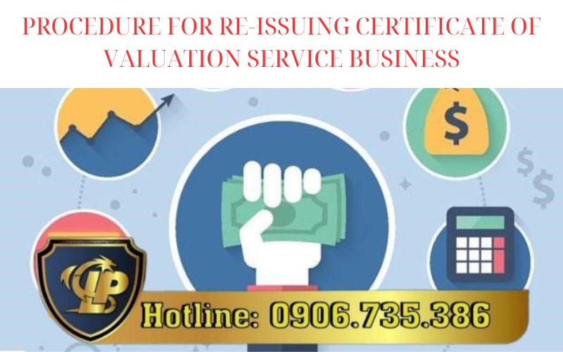 Re-issuing Certificate of Valuation Service Business
