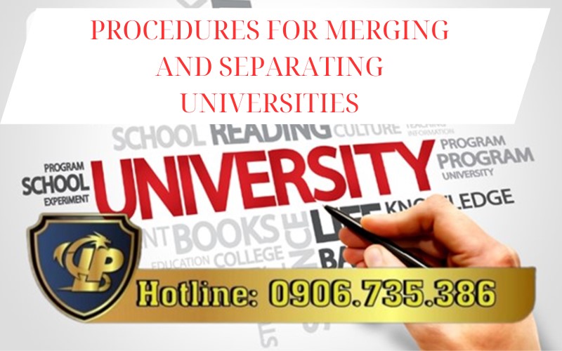 Regulations on merging and separating universities