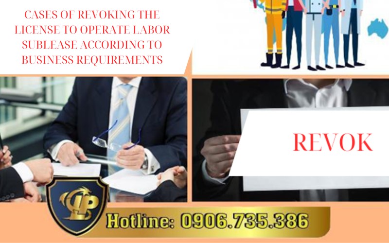  Revoking the license to operate labor sublease