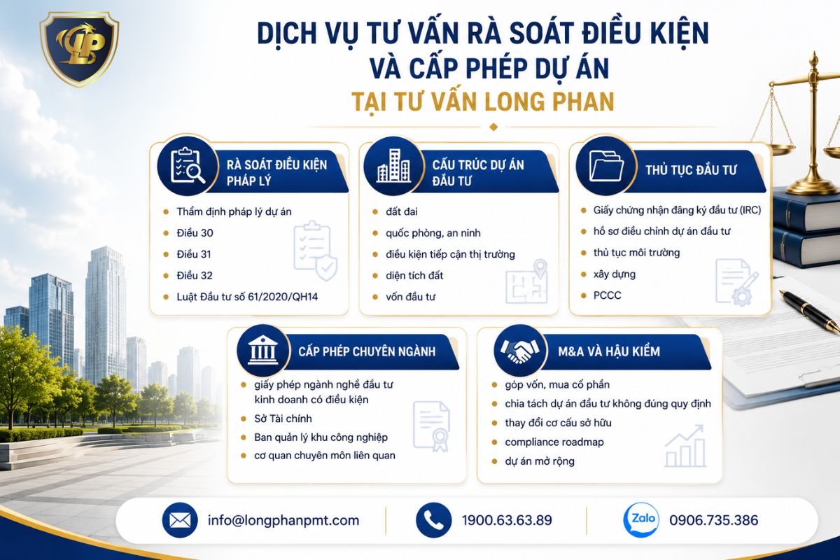 Chuyên tư vấn luật hỗ trợ đánh giá dự án cần chấp thuận chủ trương đầu tư