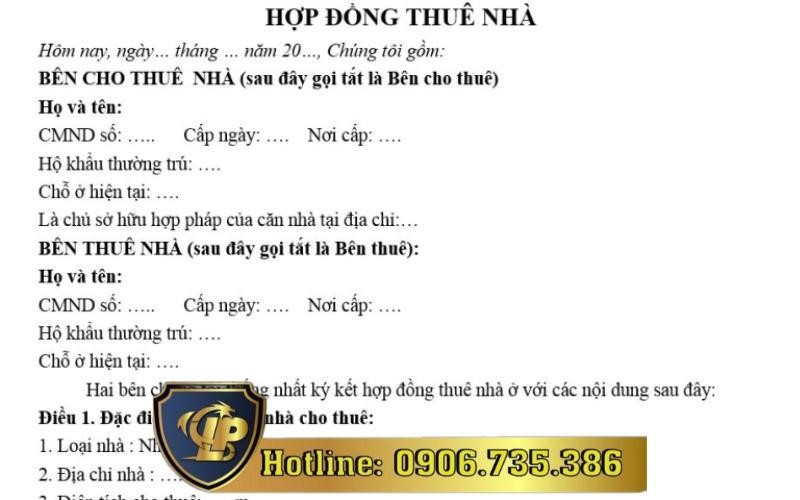 Sample house rental contract