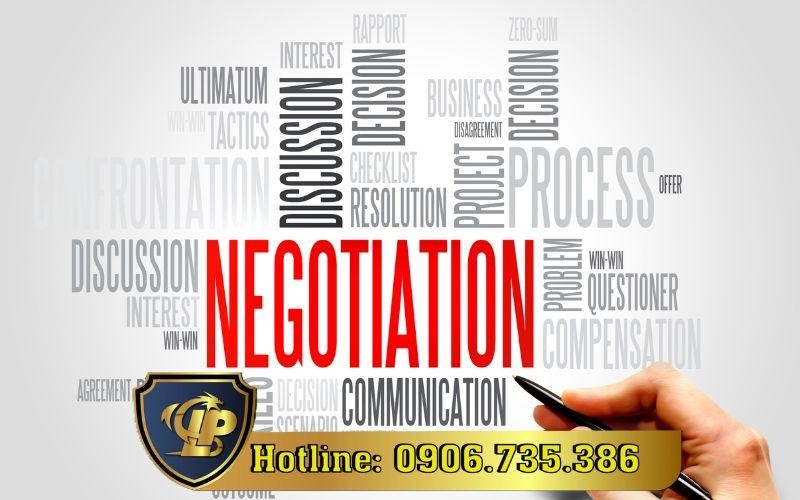Develop negotiation strategies and tactics