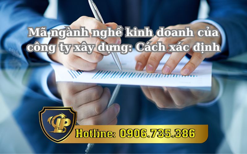 Danh sách mã ngàng nghề kinh doanh của công ty xây dựng