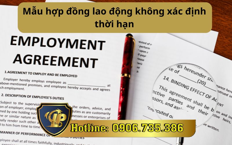 Mẫu hợp đồng lao động không xác định thời hạn