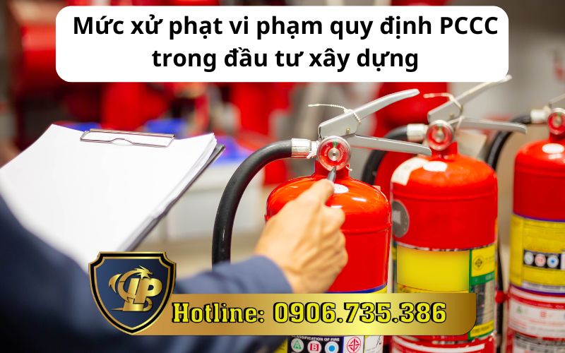 Mức xử phạt vi phạm quy định PCCC trong đầu tư xây dựng