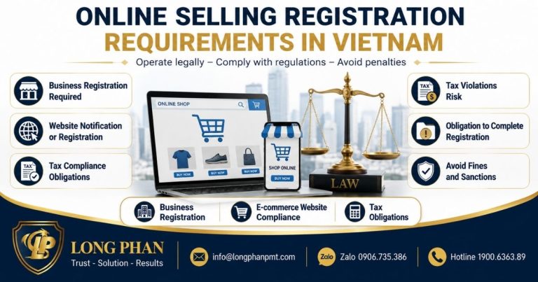 Online selling registration requirements in Vietnam for lawful e-commerce business operations.