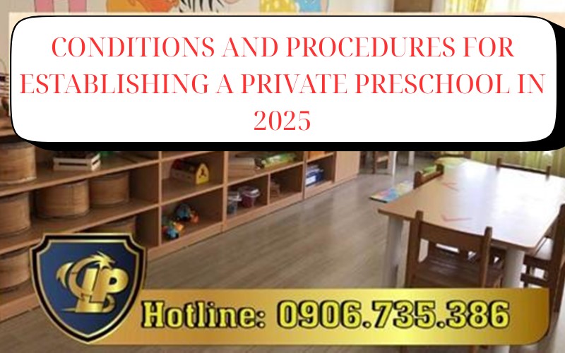 Conditions for establishing a private preschool