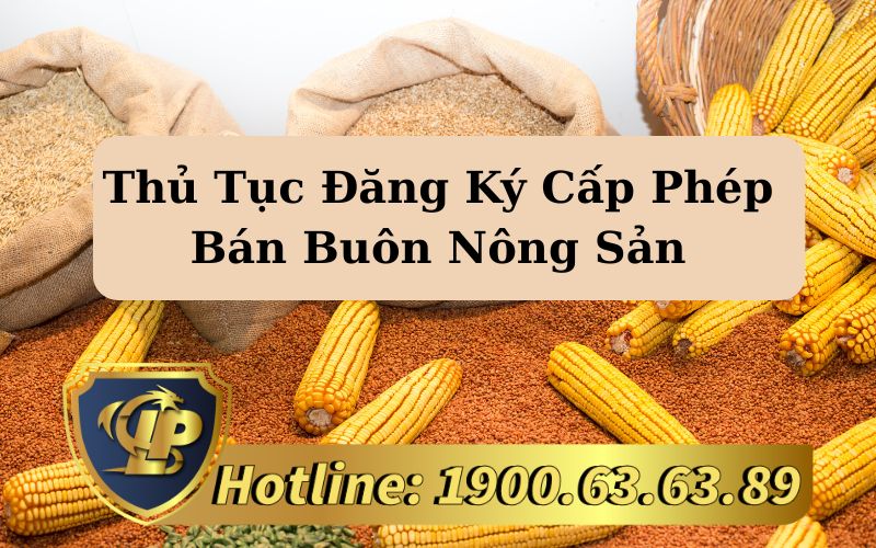 Hướng dẫn thủ tục đăng ký cấp phép bán buôn nông sản