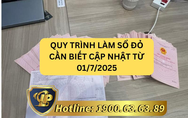 Quy trình làm sổ đỏ chi tiết theo quy định mới
