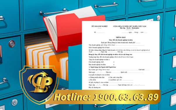 Documents required for the procedure of registering a change of owner of a private enterprise.