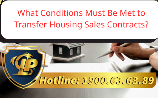 What conditions must be met to transfer housing sales contracts