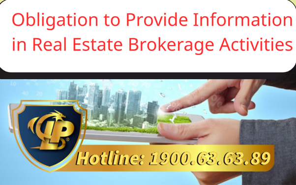 The obligation to provide information in real estate brokerage activities