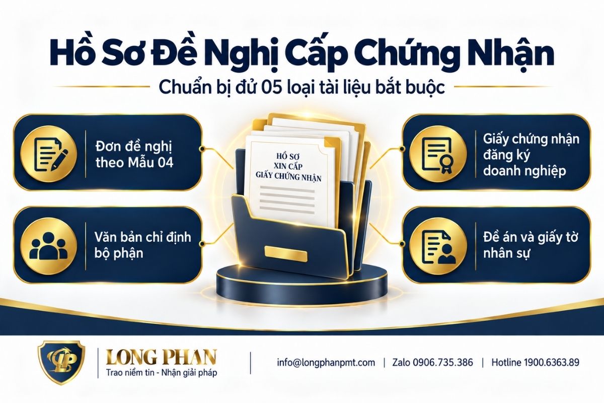 Hồ sơ cấp giấy chứng nhận xử lý dữ liệu cá nhân gồm các tài liệu bắt buộc.