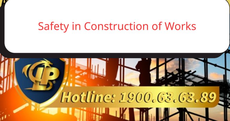 Regulations for Safety in construction of works