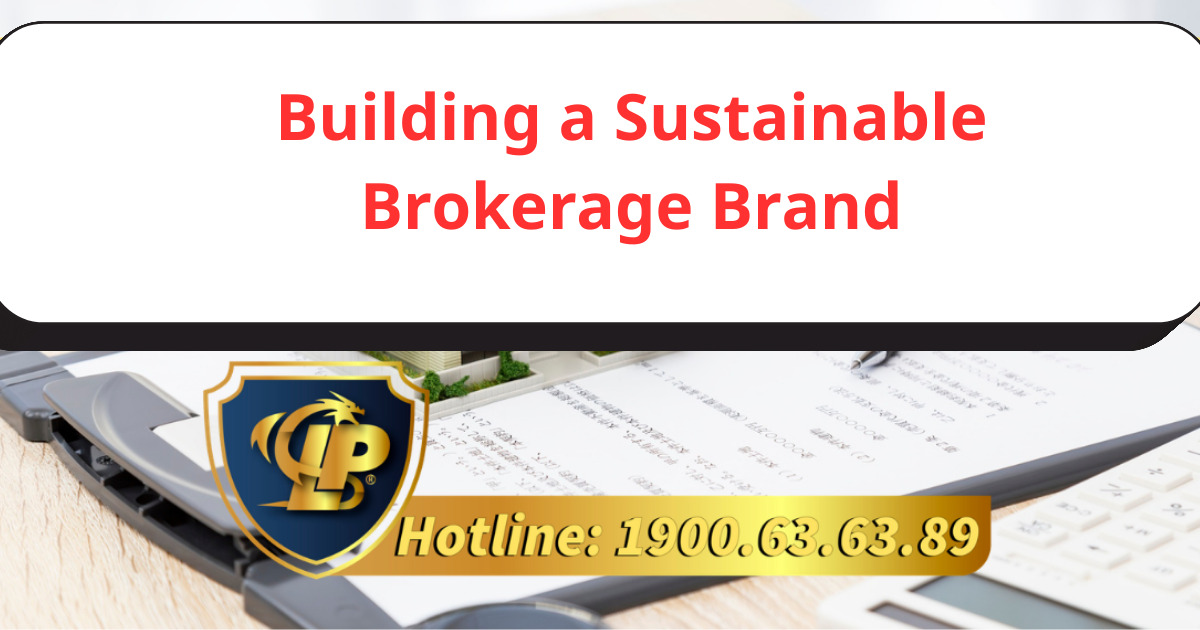What does consulting on building a sustainable and professional brokerage brand include?