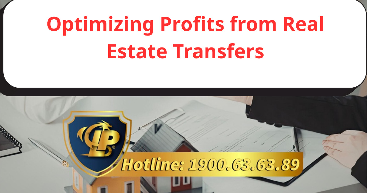 Consulting on methods to optimize profits from real estate transactions today