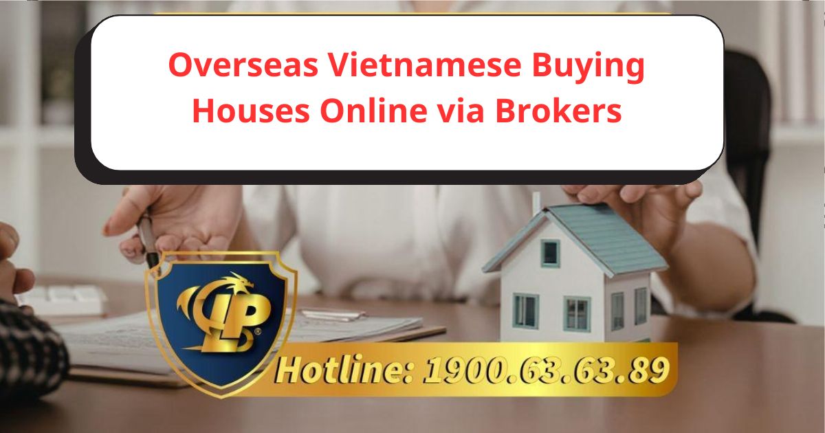 What should overseas Vietnamese keep in mind when buying a house online through a real estate agent?