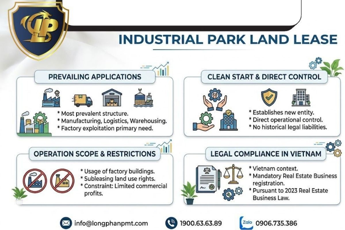 Establishing a new foreign-invested economic organization to lease industrial zone land