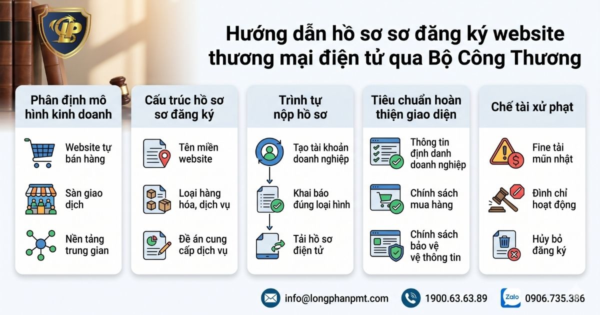 Hướng dẫn chi tiết thủ tục đăng ký website thương mại điện tử qua Bộ Công Thương.