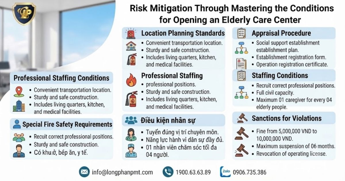 Conditions for Opening an Elderly Care Center according to current legal standards.