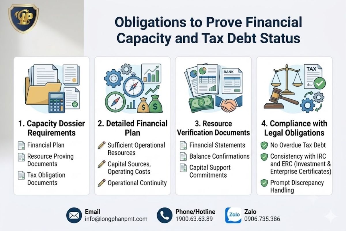 Financial capacity and tax compliance requirements for foreign-invested enterprises in Vietnam